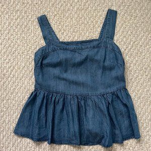 Fab'rik Denim Peplum Tank